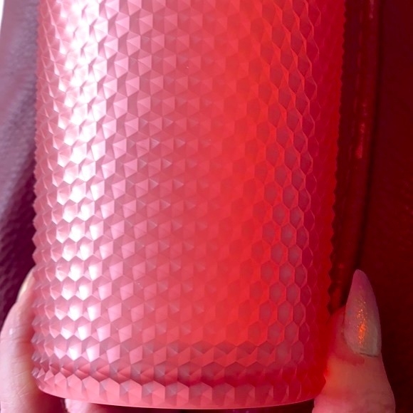 ☕️Starbuck’s☕️ Valentine’s💕2022 Pink Lemonade Jelly Gridded 24oz Venti Tumbler - Picture 8 of 16